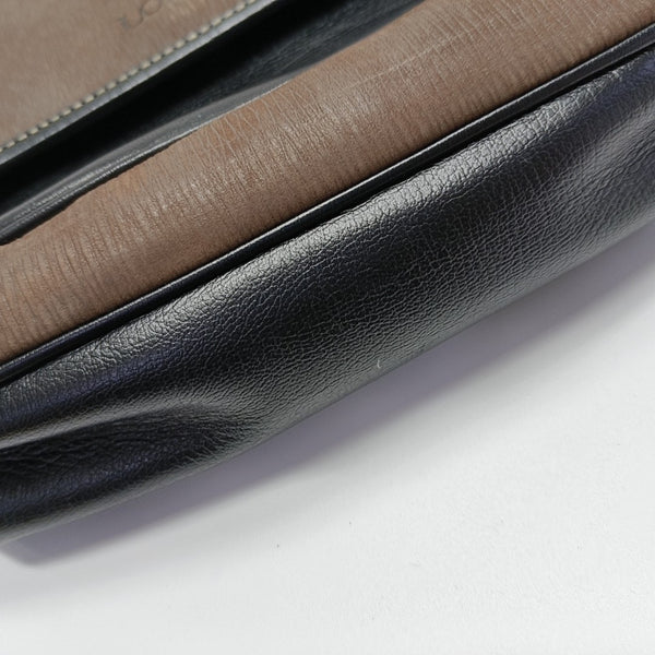 Calfskin Shoulder Bag Brown