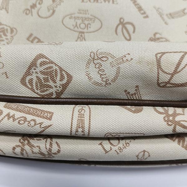 Monogram Canvas Shoulder Bag Beige