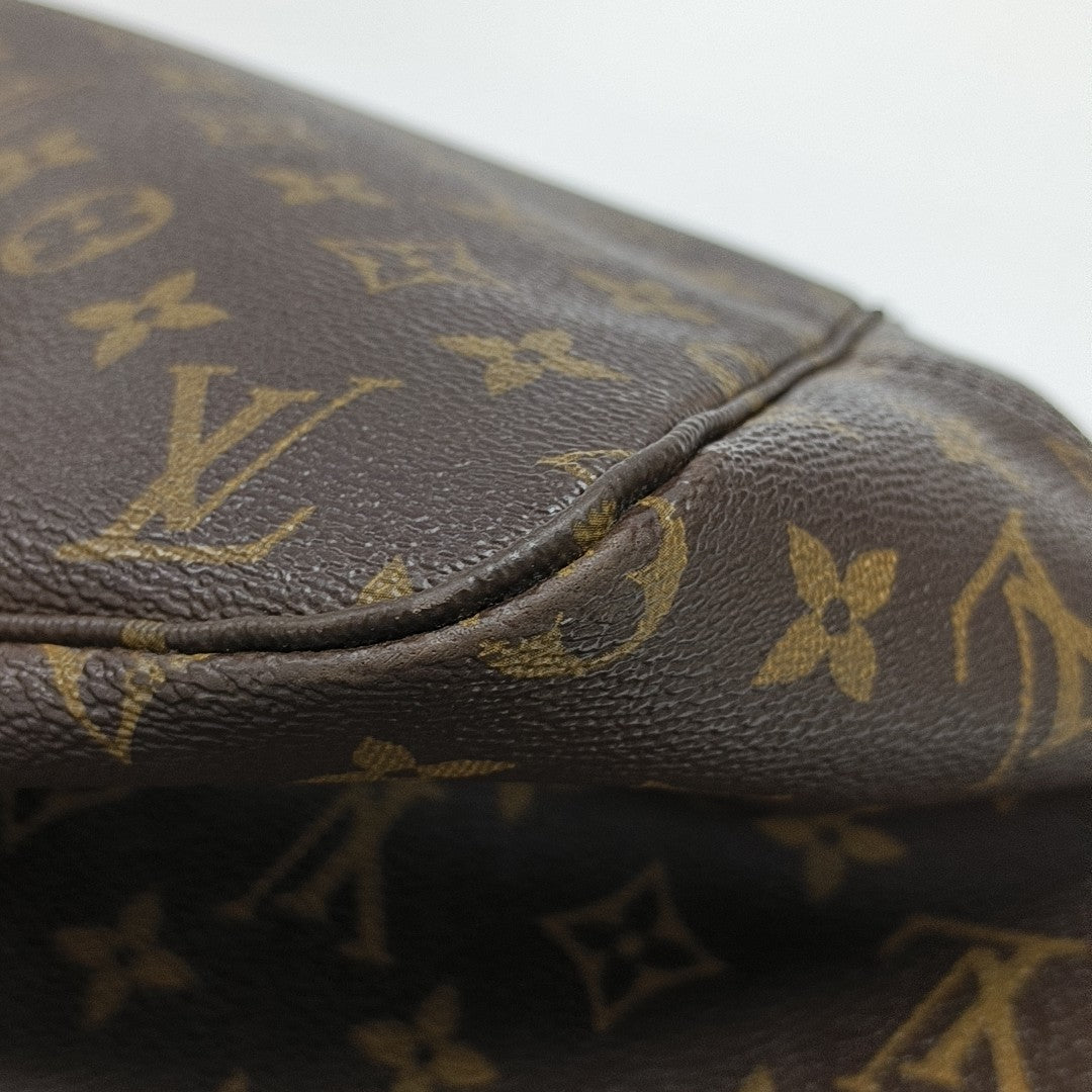 NEVERFULL GM Monogram Coated Canvas Brown
