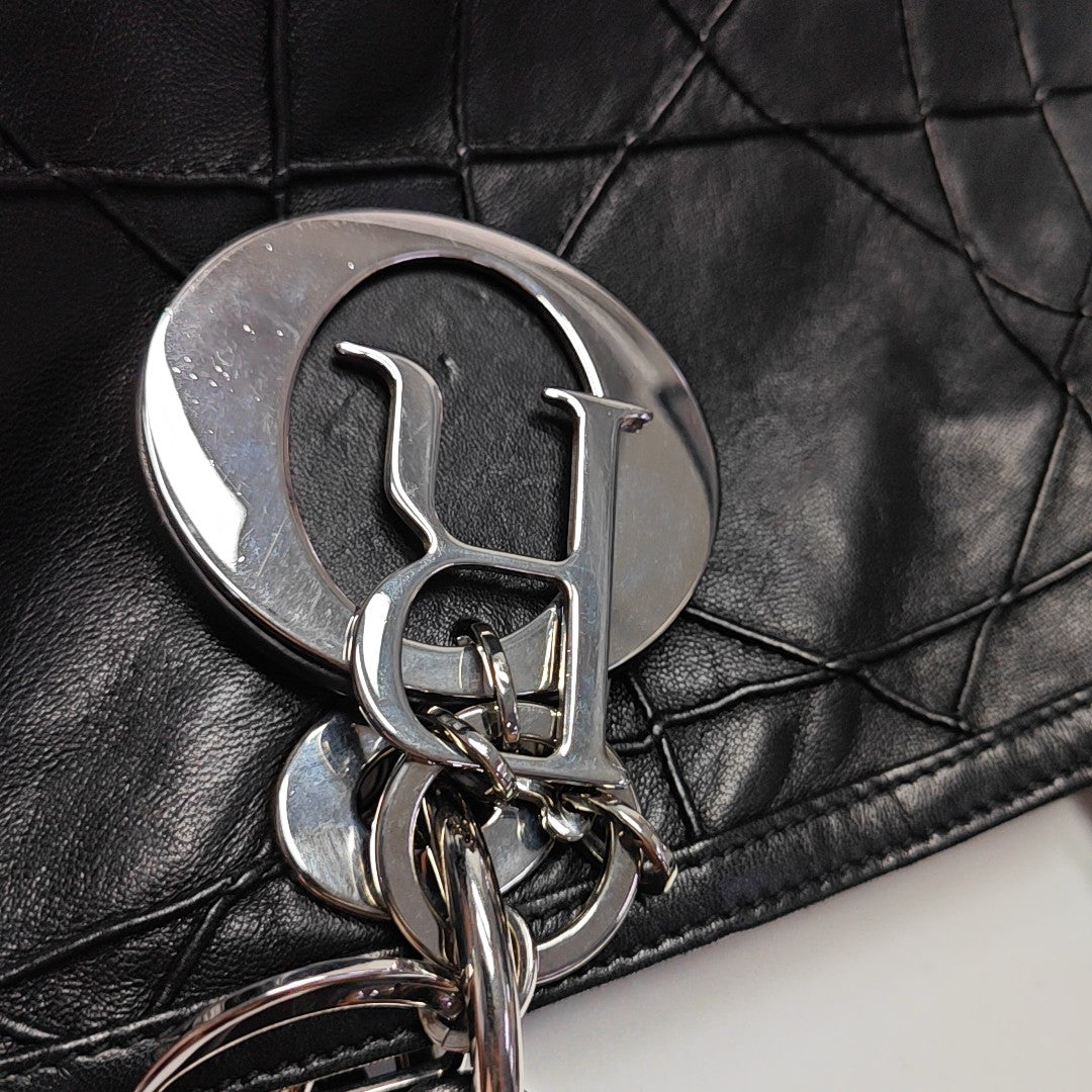 Granville Quilted Lambskin Black