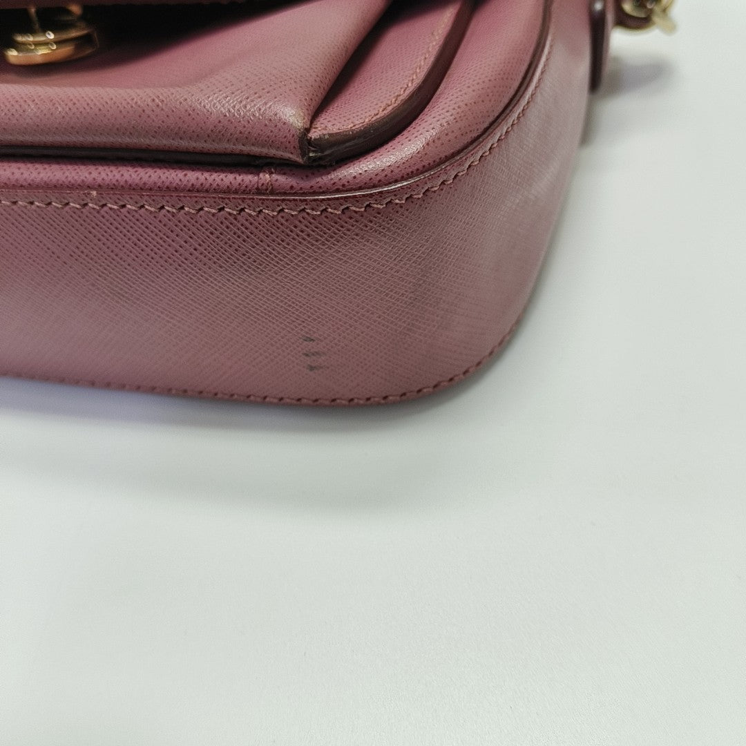 Gancini Calfskin Beige