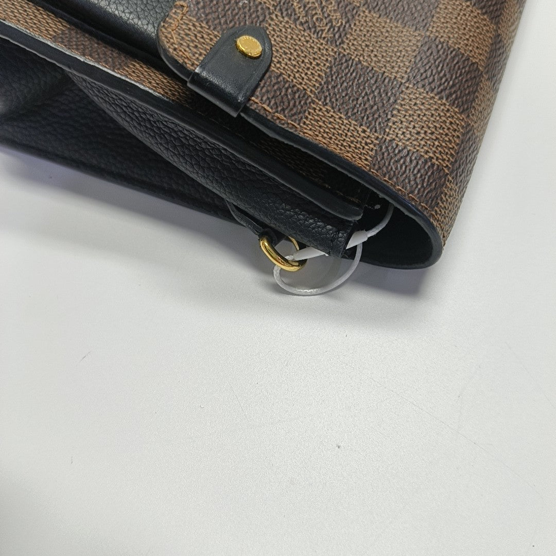 VAVIN Damier Ebene Coated Canvas Brown