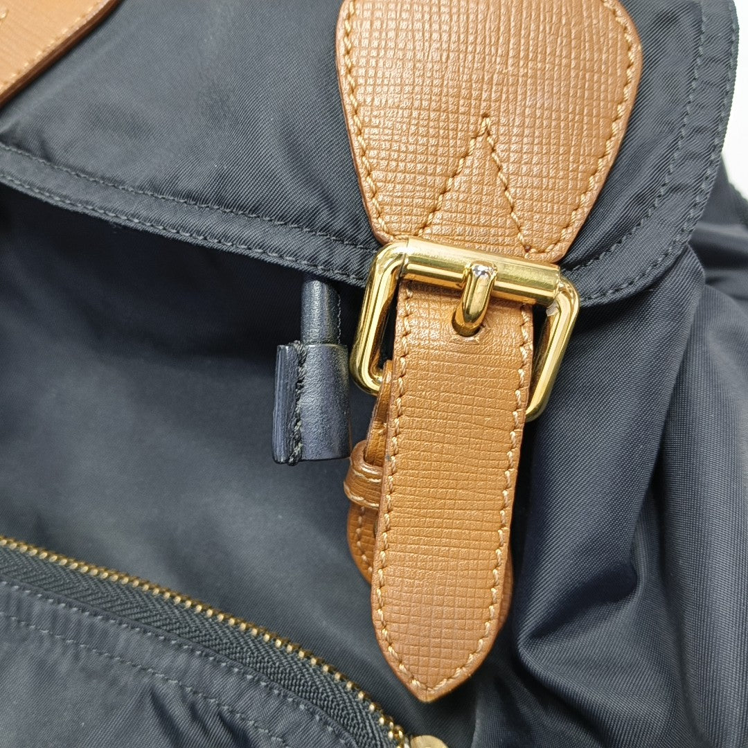 The Rucksack Medium Nylon Black