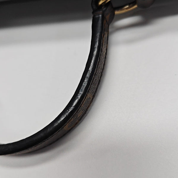 SPRING STREET Monogram Patent Leather Black