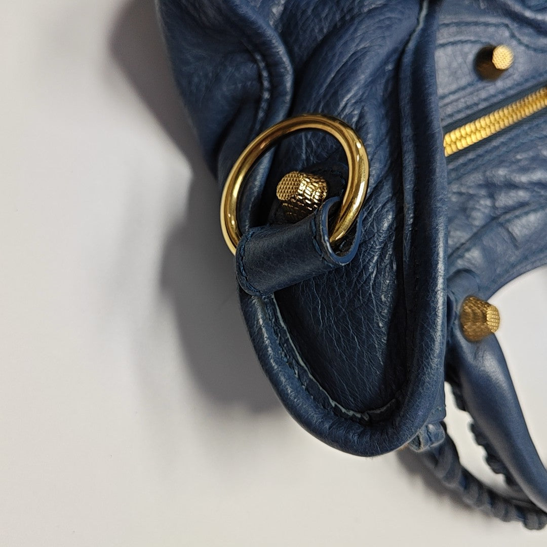 Classic City Mini Lambskin Blue