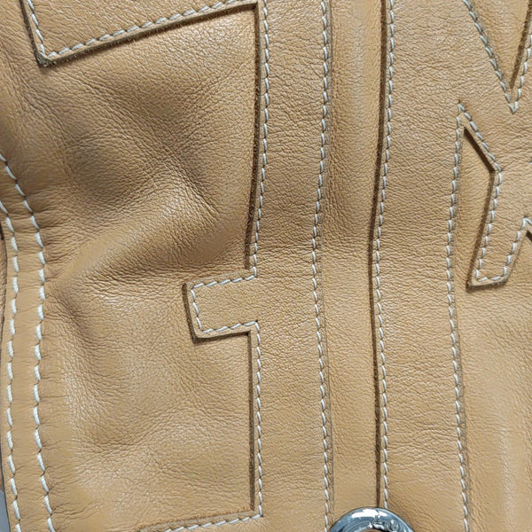 Quilted Calfskin Tote Bag Yellow