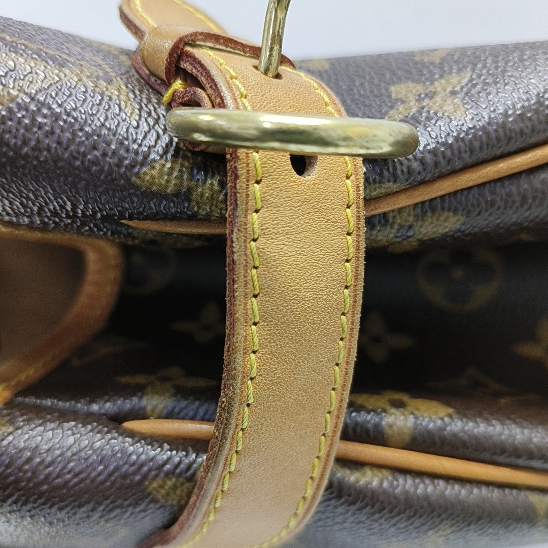 BATIGNOLLES MM Monogram Coated Canvas Brown