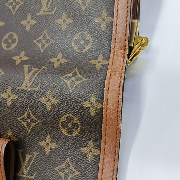 DAUPHINE MM Monogram Coated Canvas Brown
