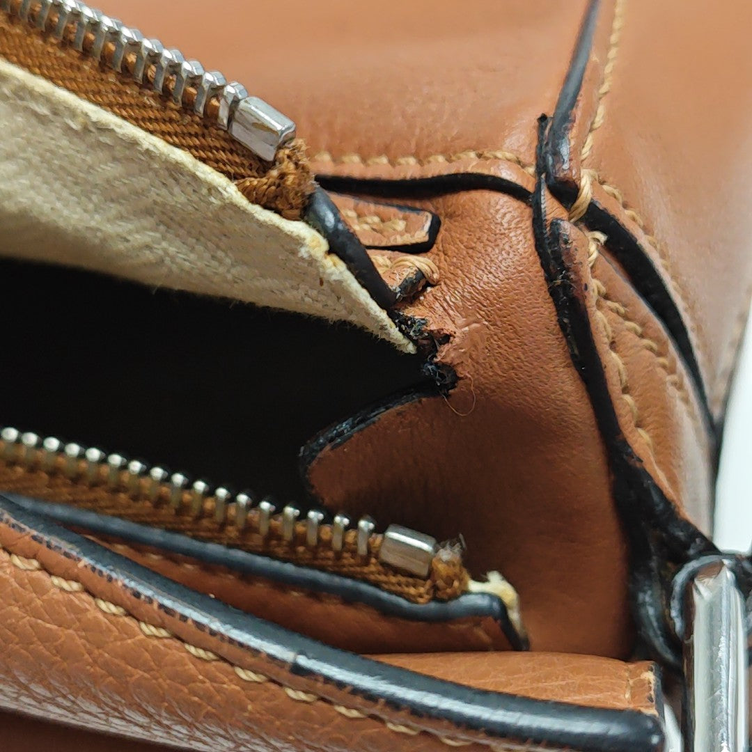 Puzzle Mini Calfskin Brown