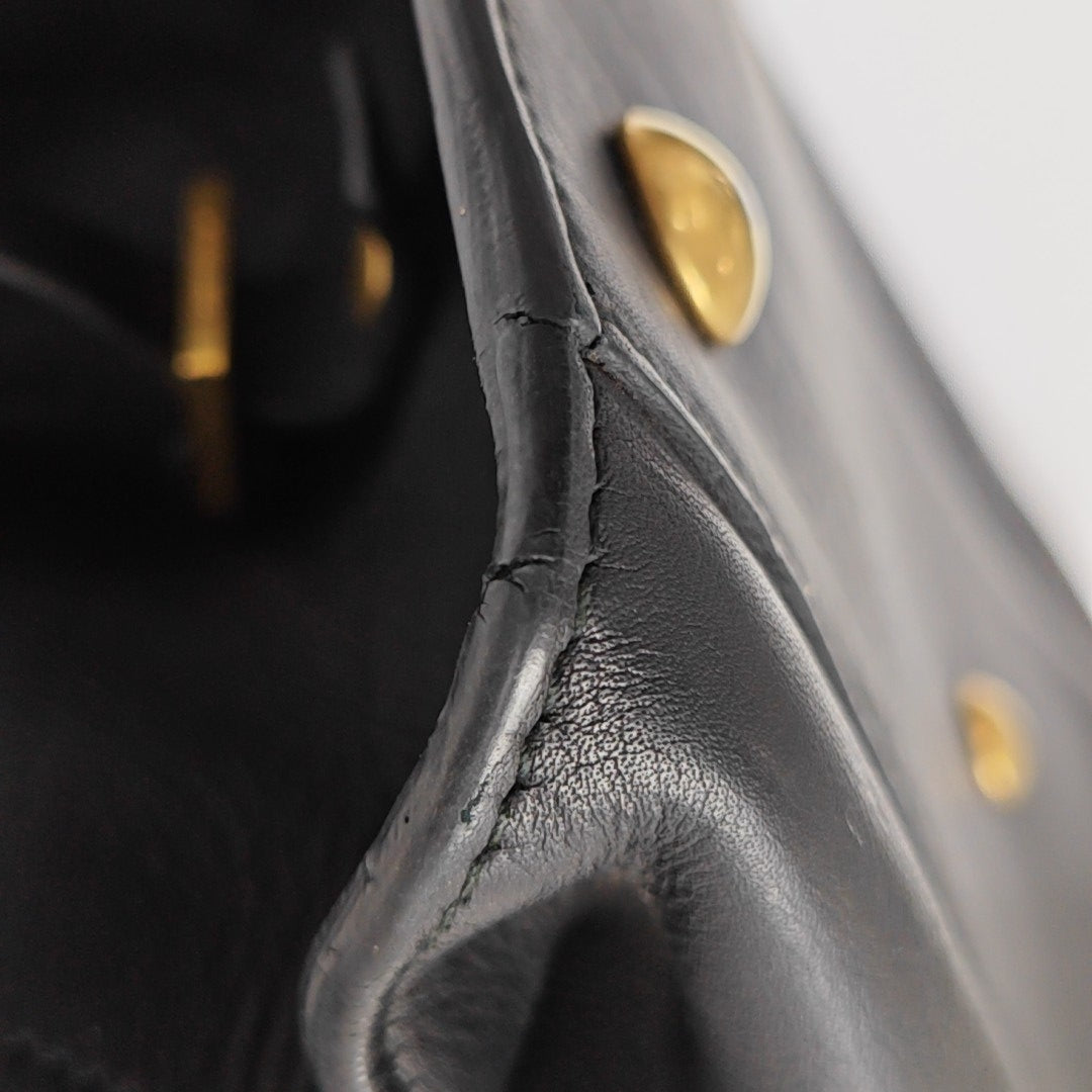 CHYC Y LIGNE Medium Calfskin Black