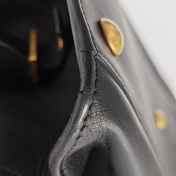 CHYC Y LIGNE Medium Calfskin Black