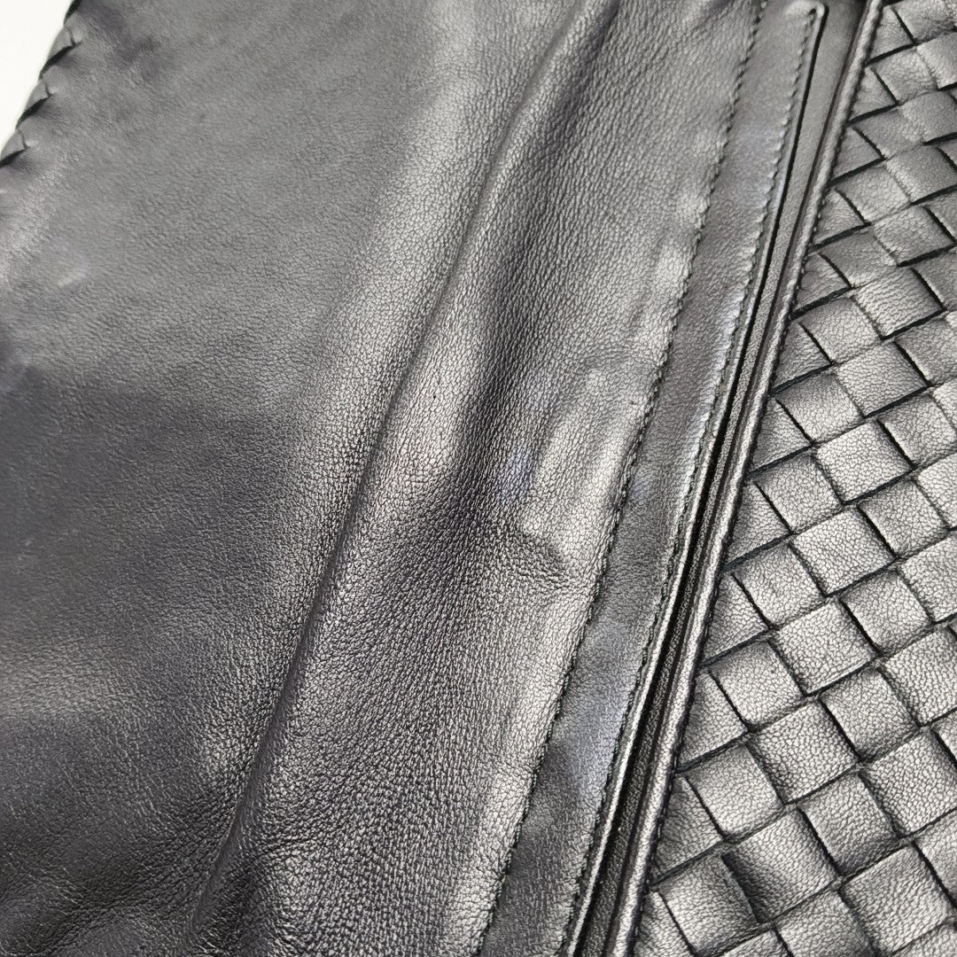 Calfskin Shoulder Bag Black