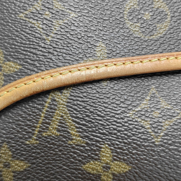 DEAUVILLE Monogram Coated Canvas Brown