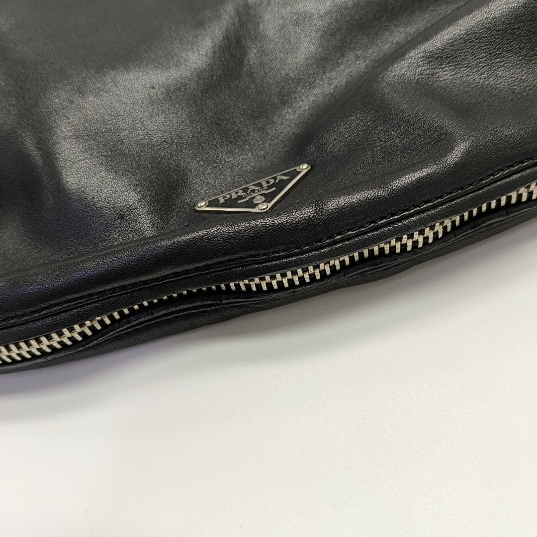 Nylon Lambskin Black