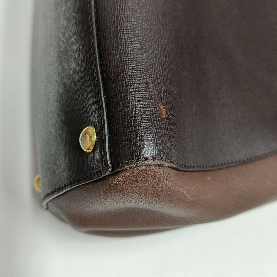 2 Jours Medium Calfskin Brown
