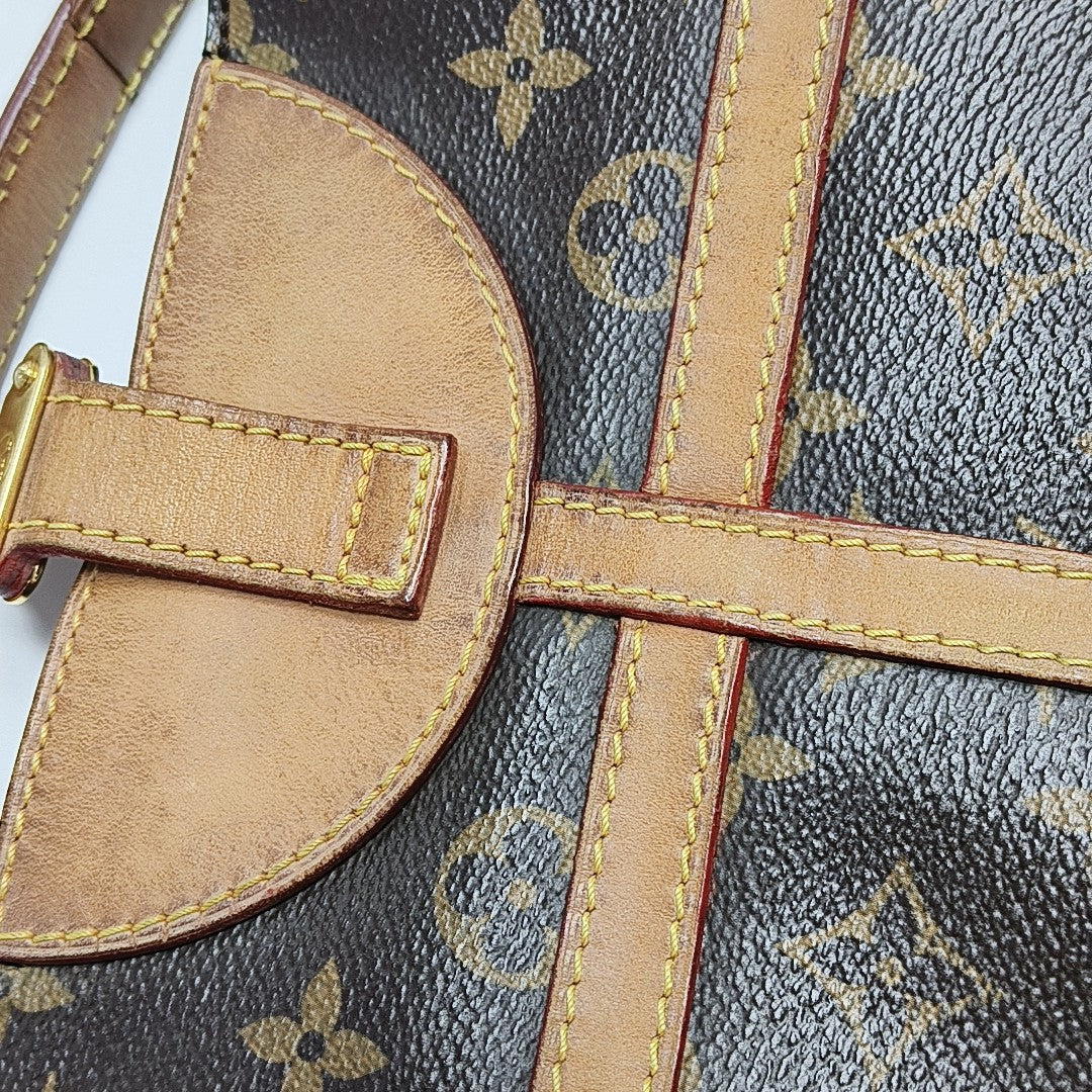 DUFFLE Monogram Coated Canvas Brown