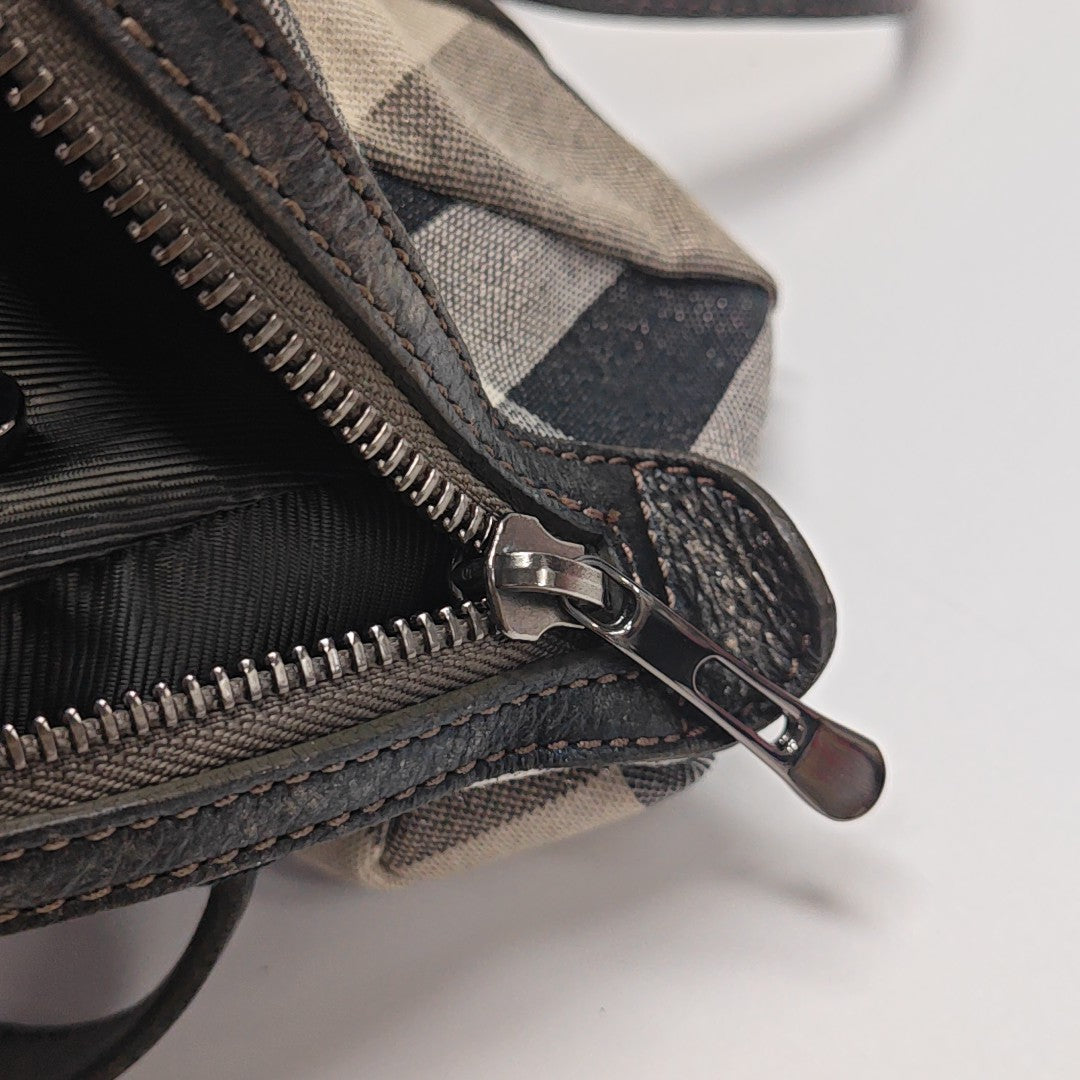Canvas Top Handle Bag Gray