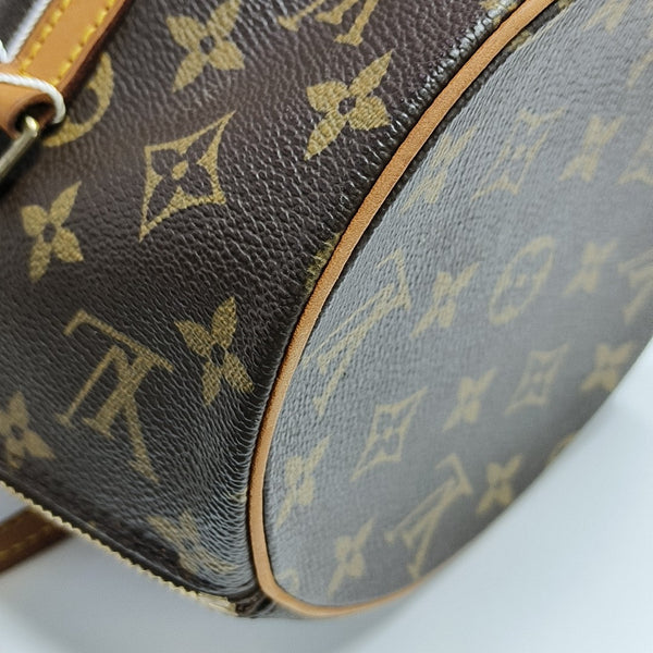 PAPILLON 30 Monogram Coated Canvas Brown