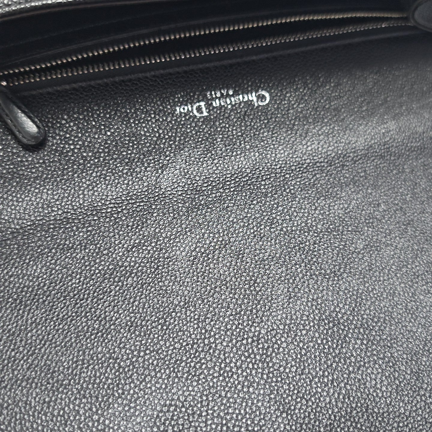 Diorama Medium Cannage Calfskin Black