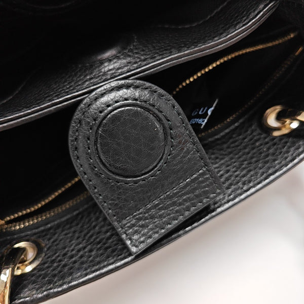 Bamboo 1947 Medium Calfskin Black