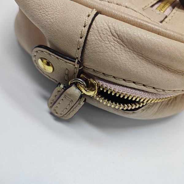 Calfskin Top Handle Bag Pink