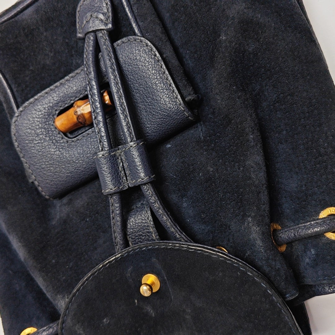 Bamboo 1947 Small Suede Blue