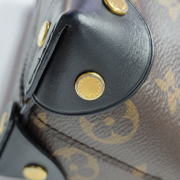 PETITE MALLE Monogram Coated Canvas Brown