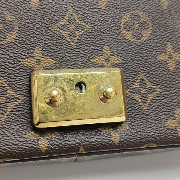 MARCEAU Monogram Coated Canvas Brown