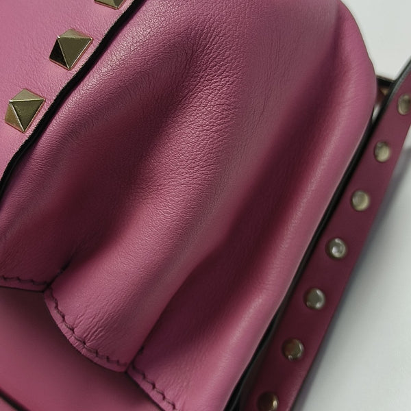 Rockstud Mini Calfskin Pink