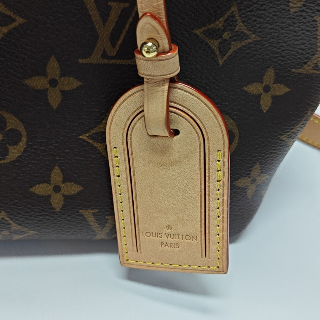 PALAIS PM Monogram Coated Canvas Brown