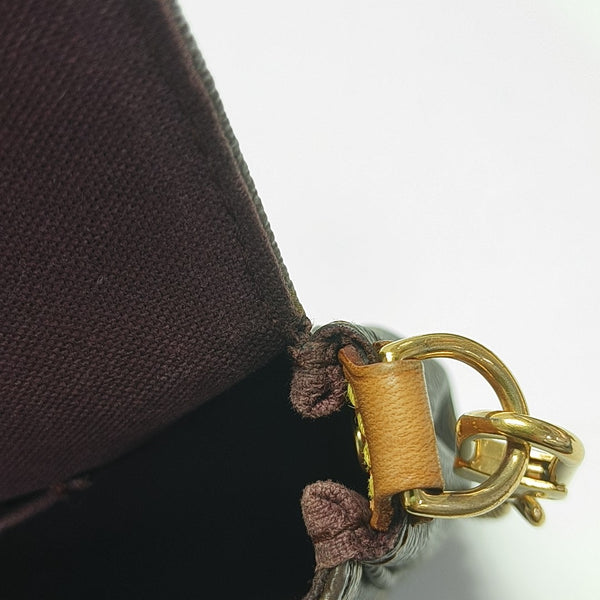 FAVORITE PM Monogram Coated Canvas Brown