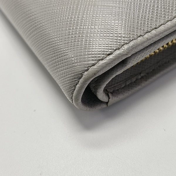 Gancini Calfskin Gray Wallet