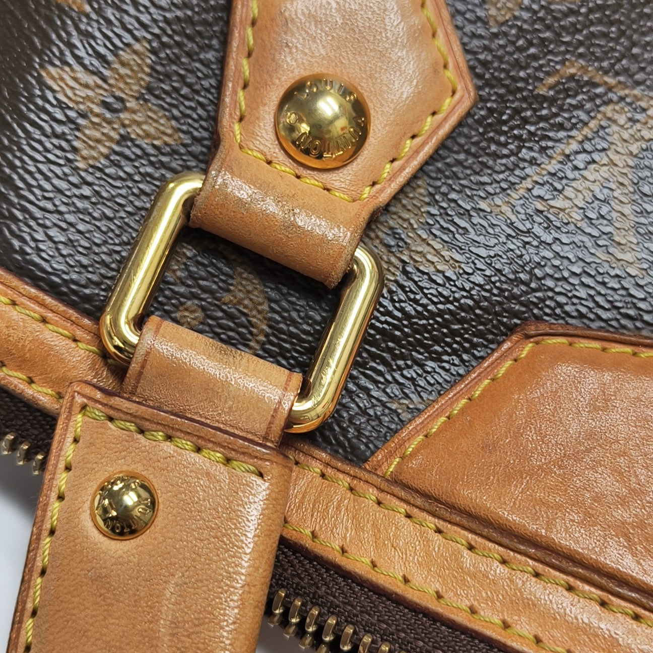 RETIRO GM Monogram Coated Canvas Brown