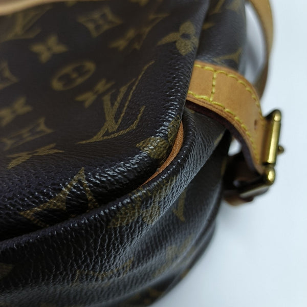 SAUMUR 30 Monogram Coated Canvas Brown