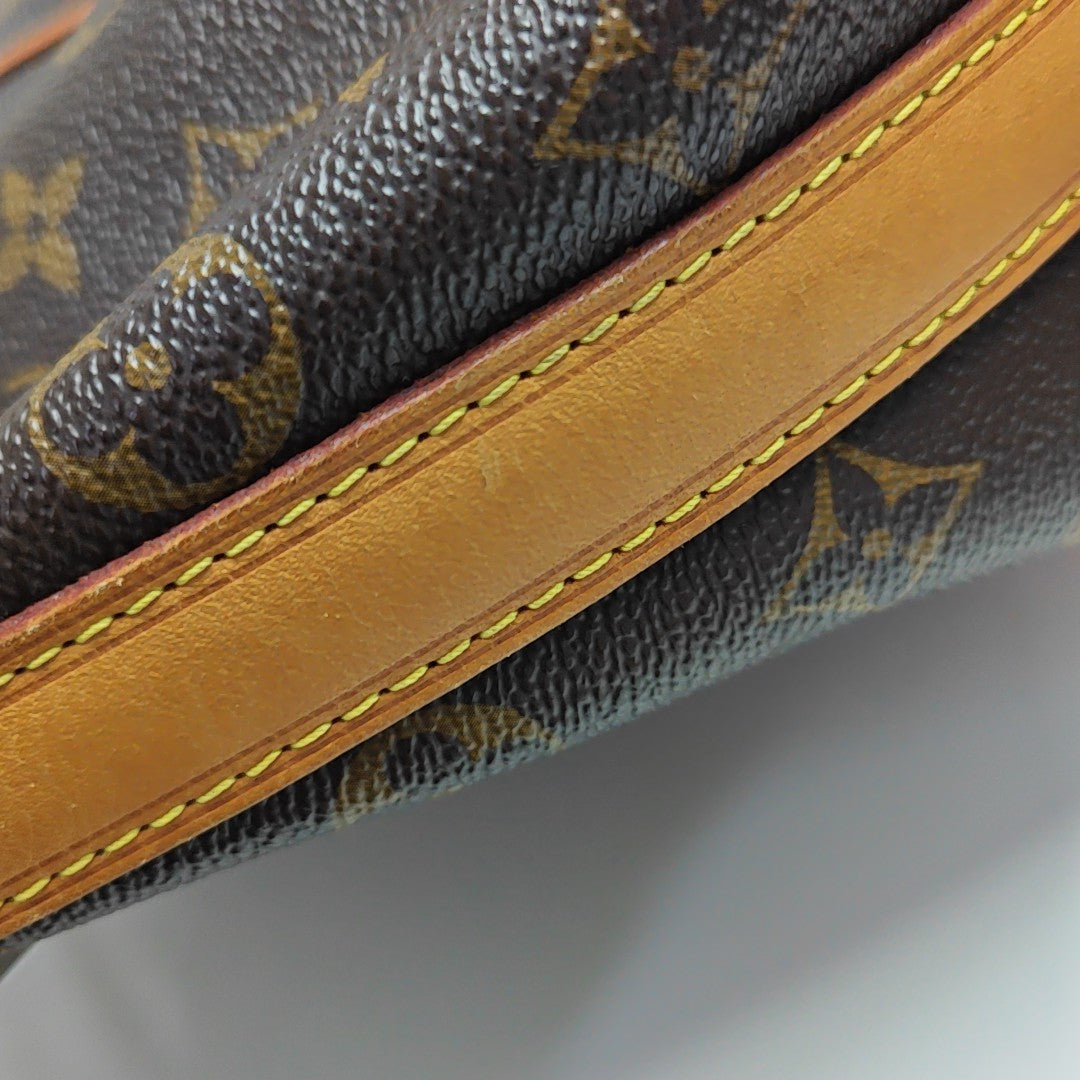 NOÉ BB Monogram Coated Canvas Brown