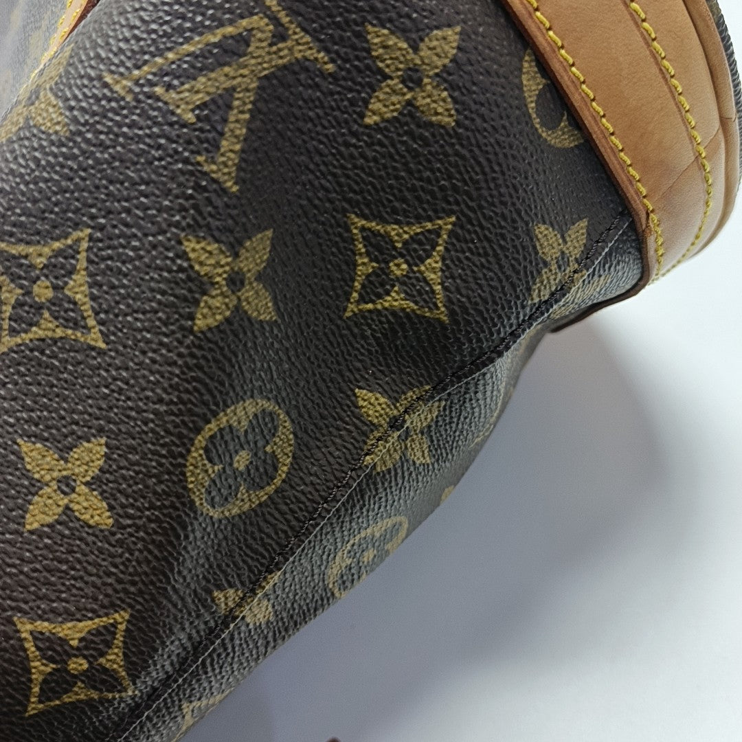 BUCKET GM Monogram Coated Canvas Brown
