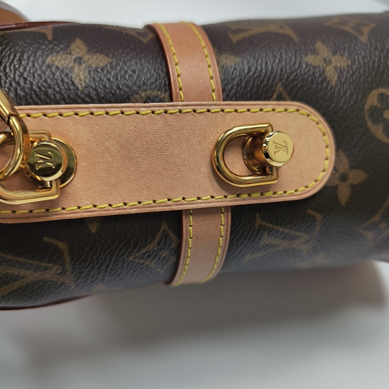 DUFFLE Monogram Coated Canvas Brown