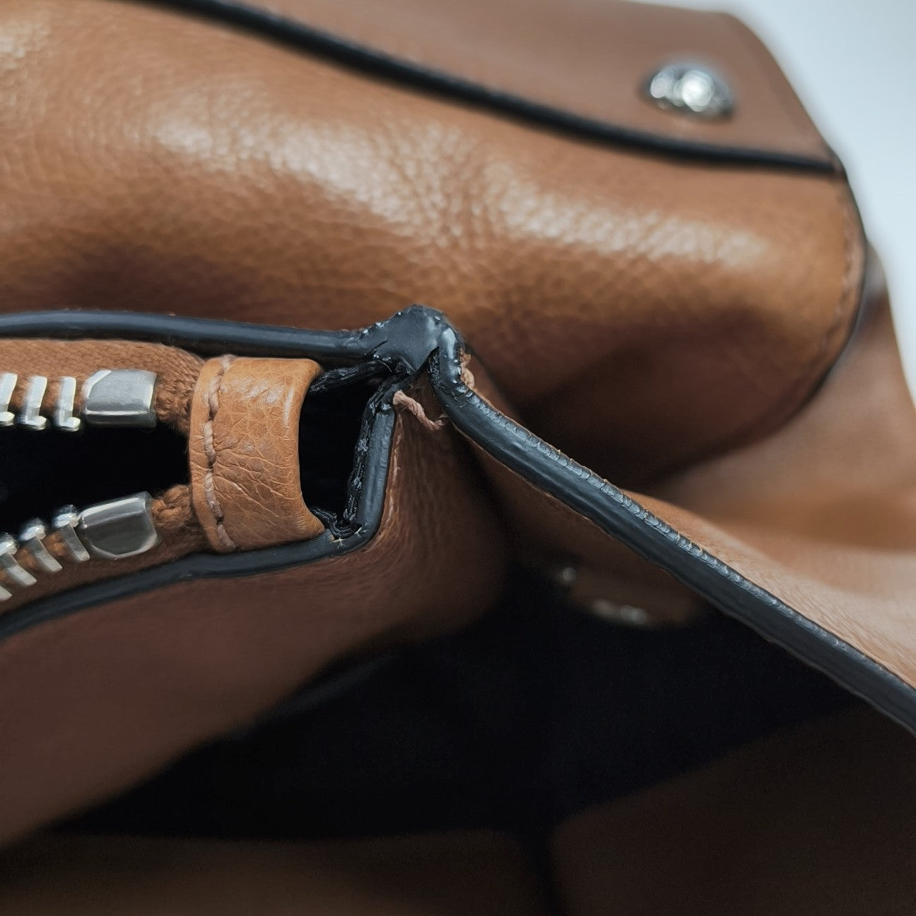 Calfskin Tote Bag Brown