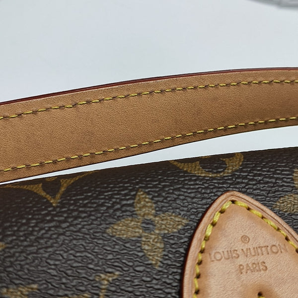 DIANE Nano Monogram Coated Canvas Brown