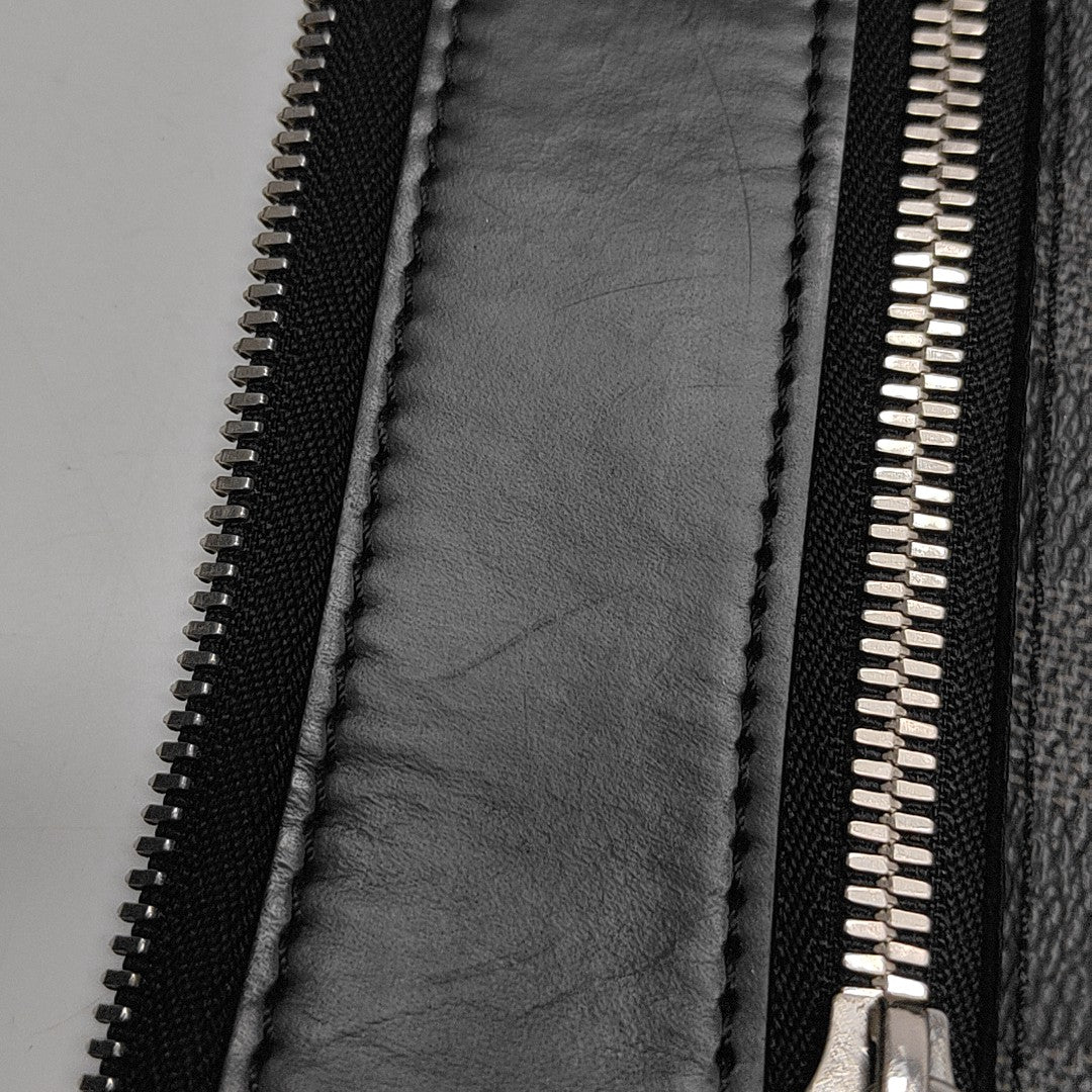 MICK MM Damier Graphite Coated Canvas Gray