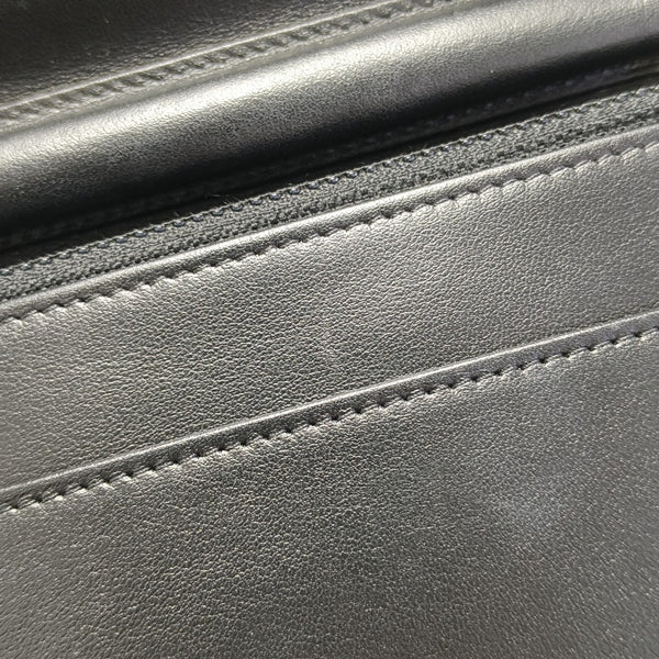 BOY CHANEL Mini Quilted Grained Calfskin Black