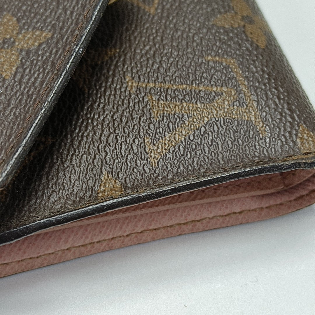 VICTORINE Monogram Coated Canvas Brown Wallet