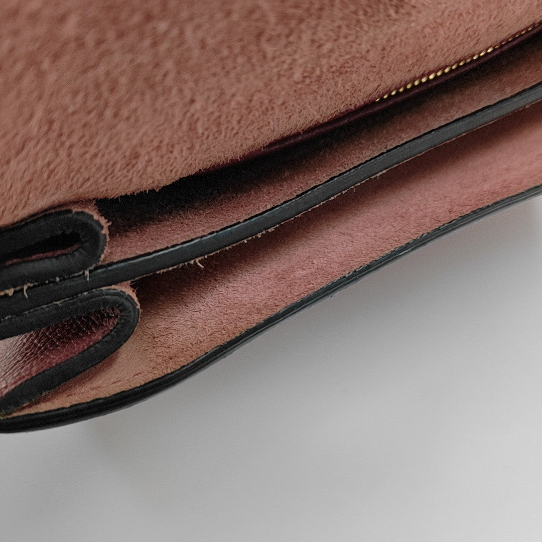Calfskin Shoulder Bag Red