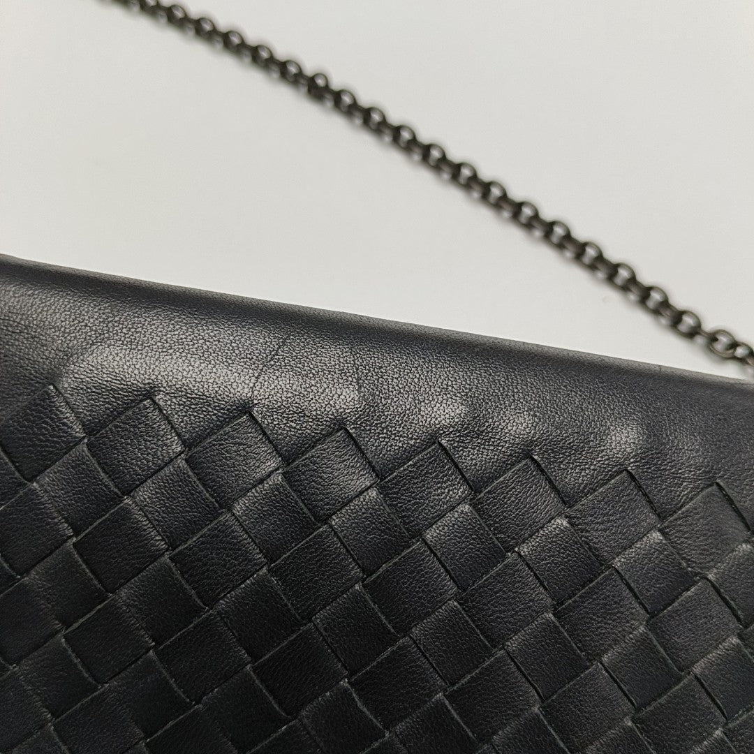 Lambskin Shoulder Bag Black