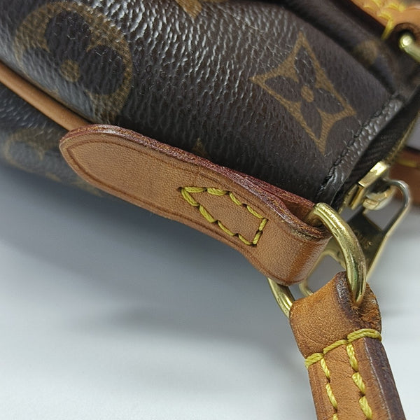 TURENNE Nano Monogram Coated Canvas Brown