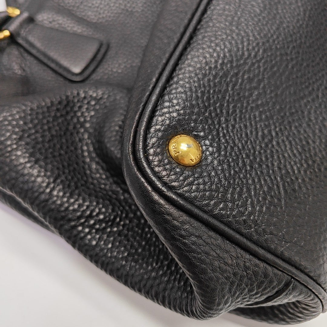 Calfskin Tote Bag Black