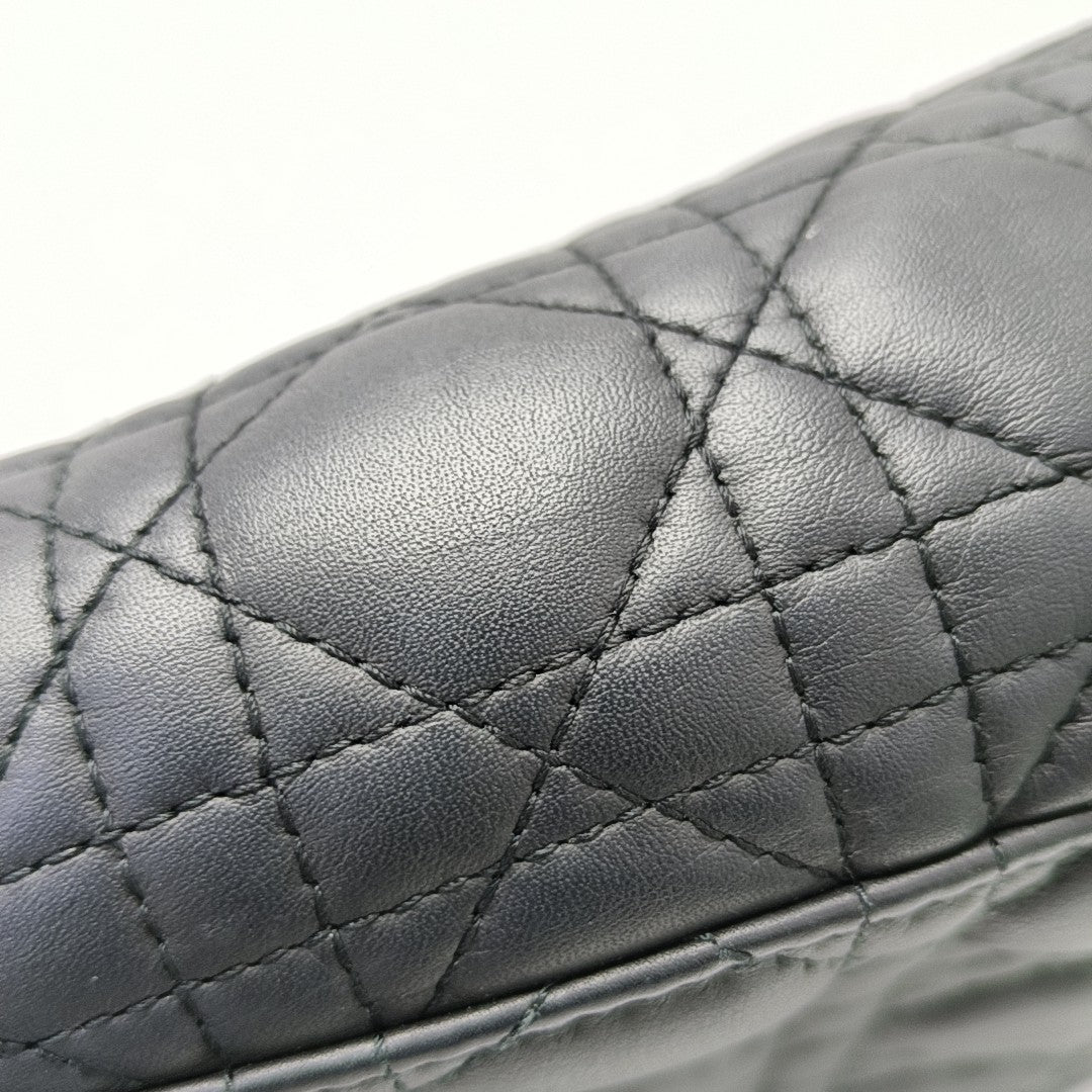 Lady Dior Small Cannage Calfskin Black