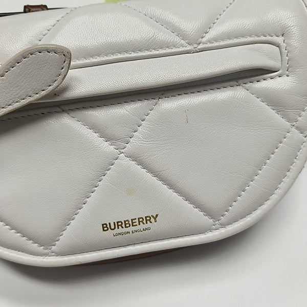 Olympia Mini Quilted Lambskin White