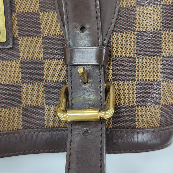 HAMPSTEAD GM Damier Ebene Coated Canvas Brown