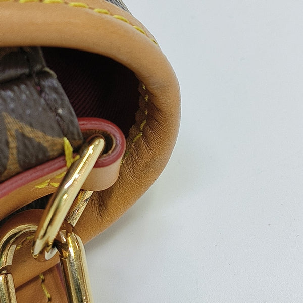 DIANE Monogram Coated Canvas Brown